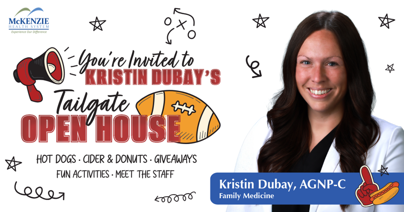 "Tailgate" Open House for NP Kristin Dubay